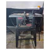 Craftsman 10-Inch Table Saw on Stand