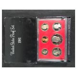1981 United States Proof Coin Set