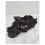 Cast Iron Motorcycle With Sidecar