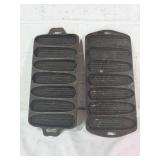 Cast Iron Cornbread Mold Pans