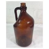 Brown Glass Clorox Bottle With Handle