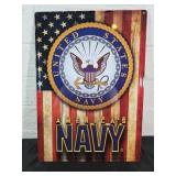 United States Navy Metal Sign