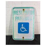 Reserved Parking ADA Compliant Sign
