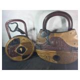 Tin Bag-Shaped Home Decor Sculptures