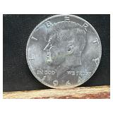 1964 Kennedy Half Dollar 90% Silver Coin