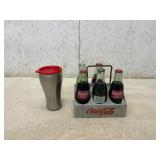 Coca-Cola Glass Bottles and Stainless Steel Tumble