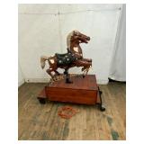 Vintage Mechanical Horse Ride-On Toy