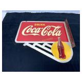 Metal Coca-Cola Flanged Sign