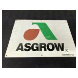 Double-Sided Metal Advertising Sign for Asgrow and