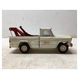 Tonka Pressed Steel Tow Truck, White and Red