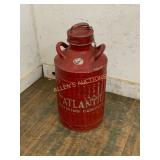 Red Metal Oil Can by Atlantic Refining Company