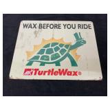 Turtle Wax Metal Advertising Sign