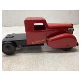 Red Pressed Steel Toy Truck