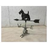 Cast Metal Dog Weathervane