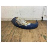 Vintage Motorcycle Rear Fender, Metal Construction