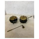 Cauldrons with Lids and Snuffer