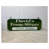 Painted Sign for Custom Framing