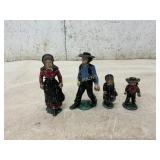 4 Metal Figurines