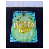 Metal Wall Hanging with Happy Fall