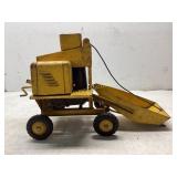 Vintage Yellow Metal Toy Cement Mixer