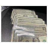 30 Sequential $1 Federal Reserve Notes