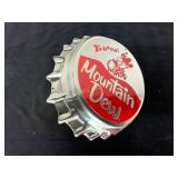 Mountain Dew Bottlecap Wall Sign