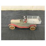 Tin Wind-Up Pickup Truck Toy with Driver