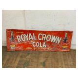Royal Crown Cola Metal Advertising Sign
