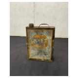 Supreme Gulf Motor Oil Tin Can