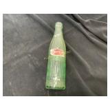 Green Glass Cheerwine Soda Bottle