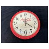 Coca-Cola Wall Clock With Glass Front