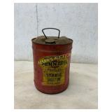 Pennzoil Hydraulic Oil Can