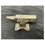 Small Cast Iron Ford 1920 Decorative Anvil