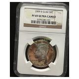 2009 S Kennedy Half Dollar, PF69 Ultra Cameo