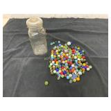 Marbles with Ball Jar