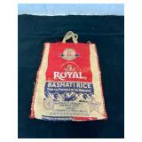 Royal Basmati Rice Burlap Sack