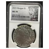 2023 Morgan Silver Dollar MS70 NGC Graded