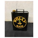 Polly Gas Black Metal Gasoline Can