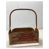 Pepsi-Cola Metal Carrier With Handle