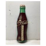 Coca-Cola Bottle Thermometer Tin Sign