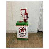 Replica Texaco Oil Pump Display Cabinet