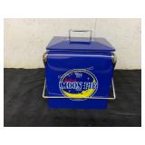 Blue Moon Pie Logo Metal Cooler