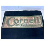 Cornell Wood Board Tin Sign