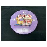 Metal Double Dot Pepsi Clock