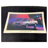 1986 Chevrolet Celebrity Eurosport Sedan Cardboard