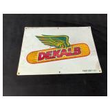 Double-Sided Metal Advertising Sign, DEKALB and AS