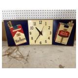 OADCO Marlboro and Philip Morris Advertising Clock