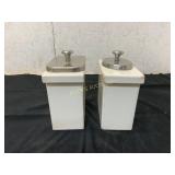 Ceramic Dispensers with Lids