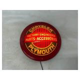 Chrysler Plymouth Lighted Sign