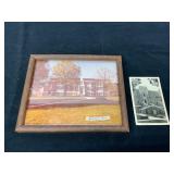 Framed Photo and Postcard of Roslin School